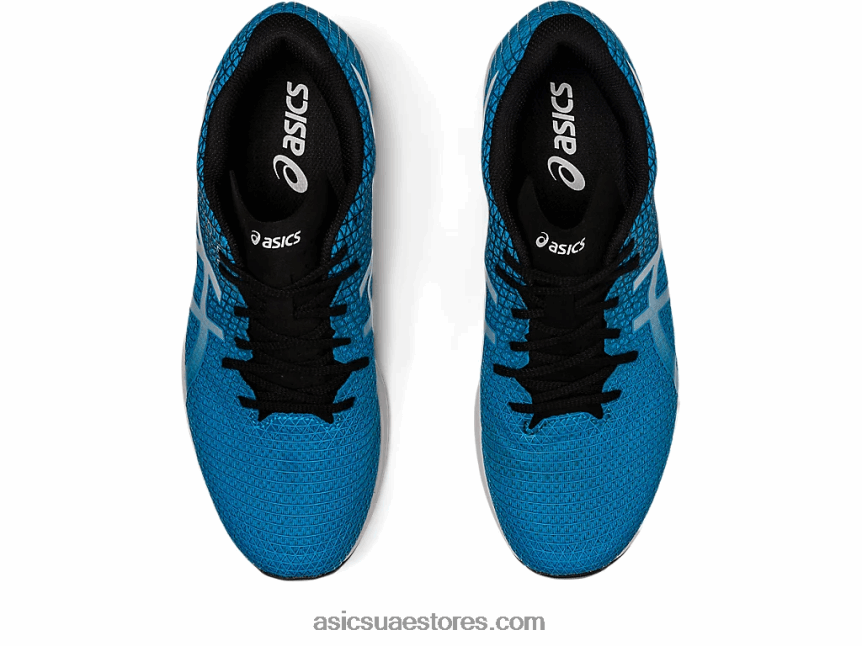 Asics الجزيرة أزرق / أبيض 4 lteracer واسعة 2N24DJ115
