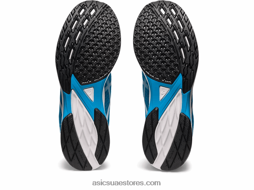 Asics الجزيرة أزرق / أبيض 4 lteracer واسعة 2N24DJ115