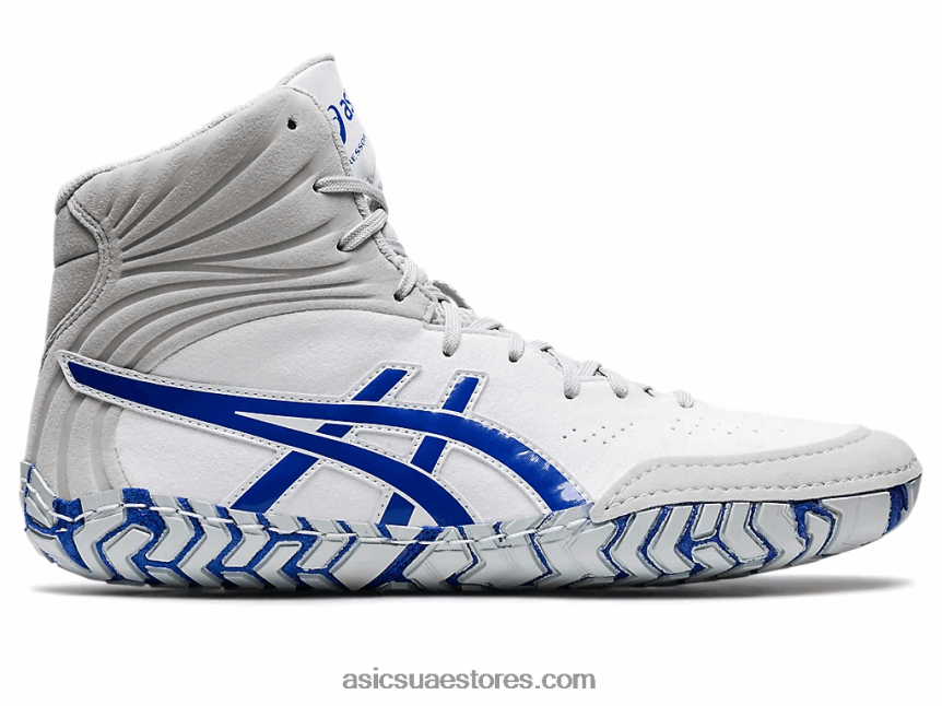 Asics أبيض / لازورد أزرق المعتدي 5 2N24DJ1096