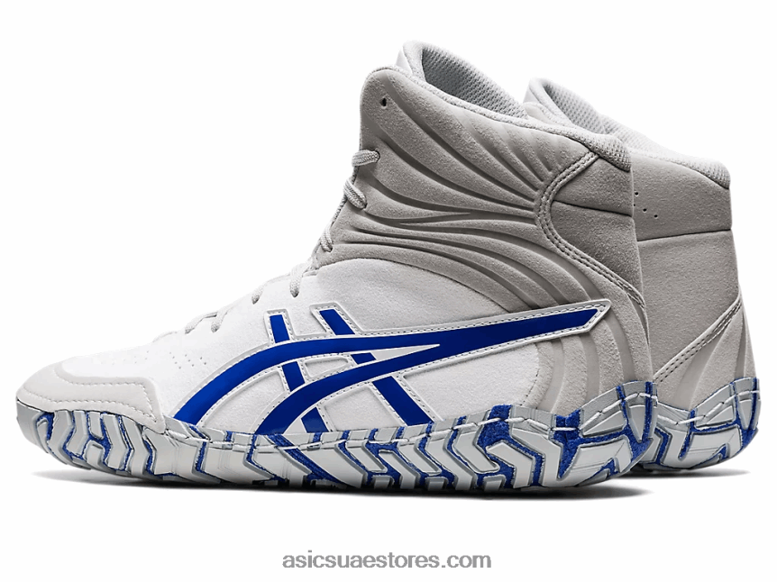 Asics أبيض / لازورد أزرق المعتدي 5 2N24DJ1096
