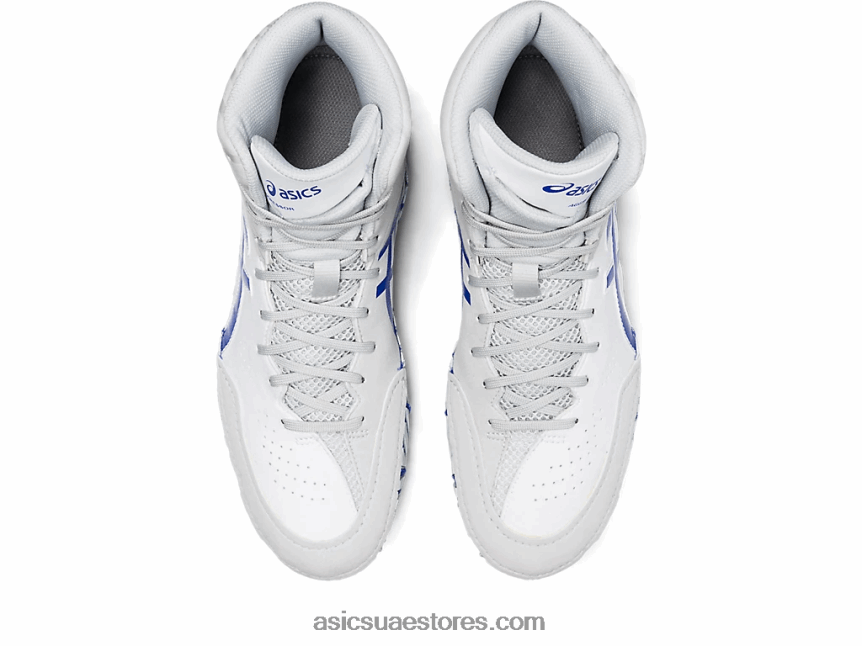 Asics أبيض / لازورد أزرق المعتدي 5 2N24DJ1096