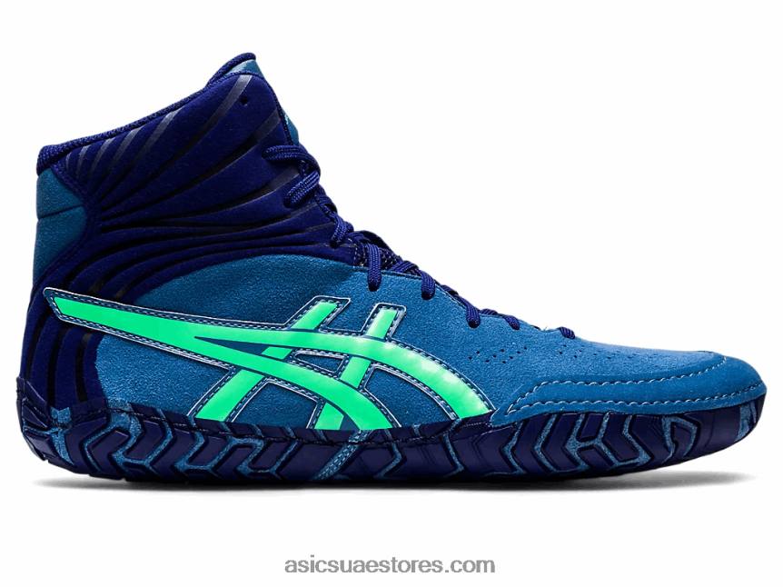 Asics اللازوردية / ورقة جديدة المعتدي 5 2N24DJ1126