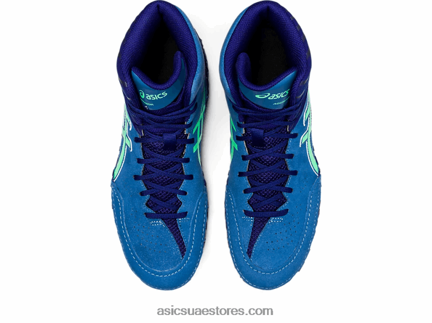 Asics اللازوردية / ورقة جديدة المعتدي 5 2N24DJ1126