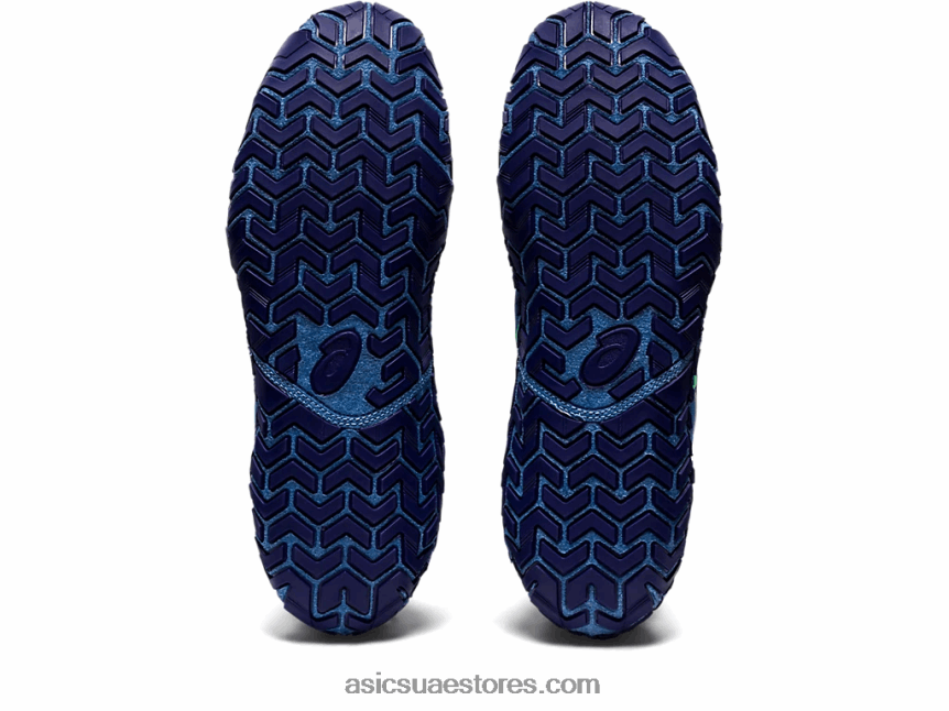 Asics اللازوردية / ورقة جديدة المعتدي 5 2N24DJ1126