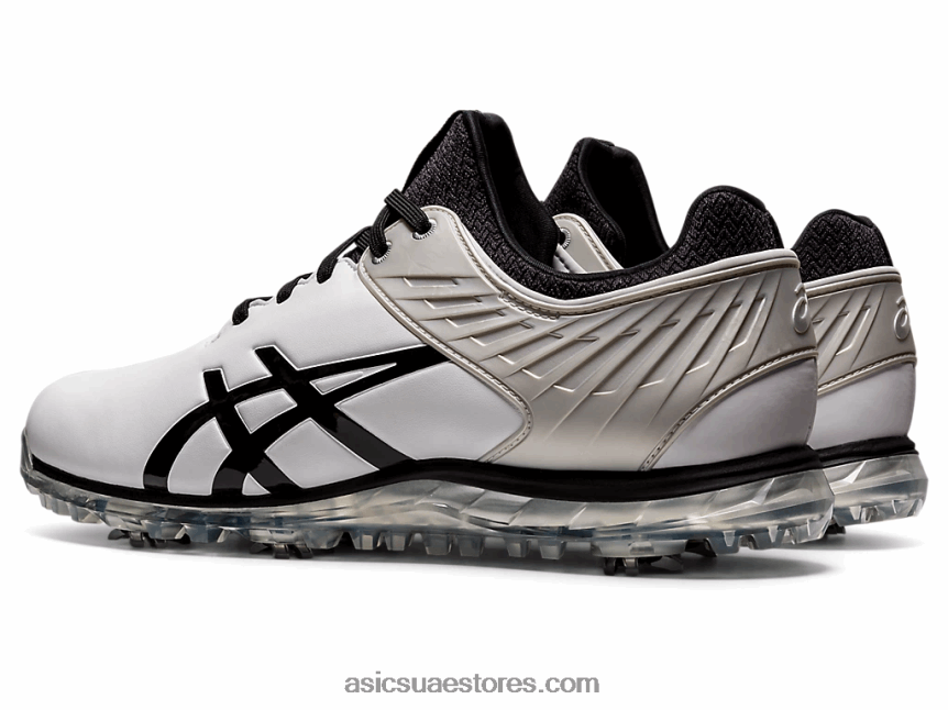 Asics أبيض أسود جل ايس برو 5 2N24DJ1600