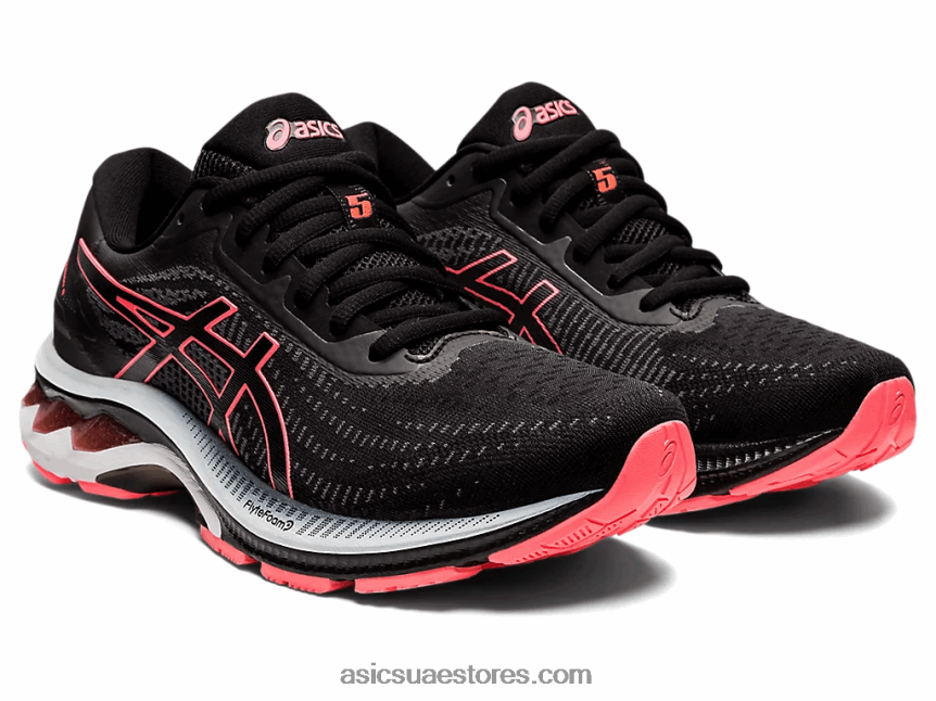 Asics أسود / مرجان مشتعل جل سوبريون 5 2N24DJ2606