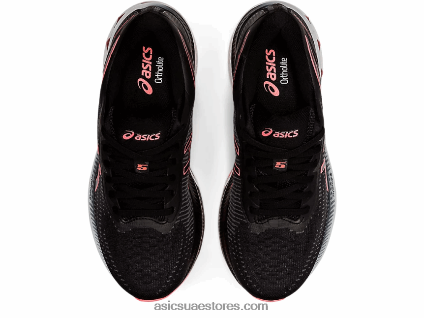 Asics أسود / مرجان مشتعل جل سوبريون 5 2N24DJ2606