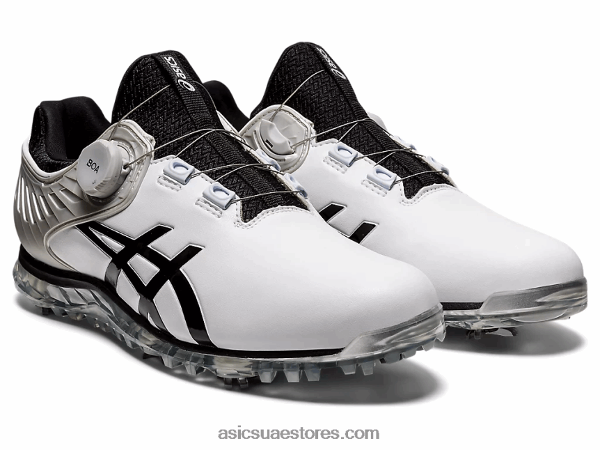 Asics أبيض أسود جل ايس برو 5 بوا 2N24DJ998
