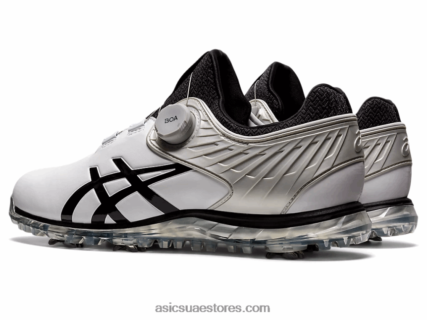 Asics أبيض أسود جل ايس برو 5 بوا 2N24DJ998
