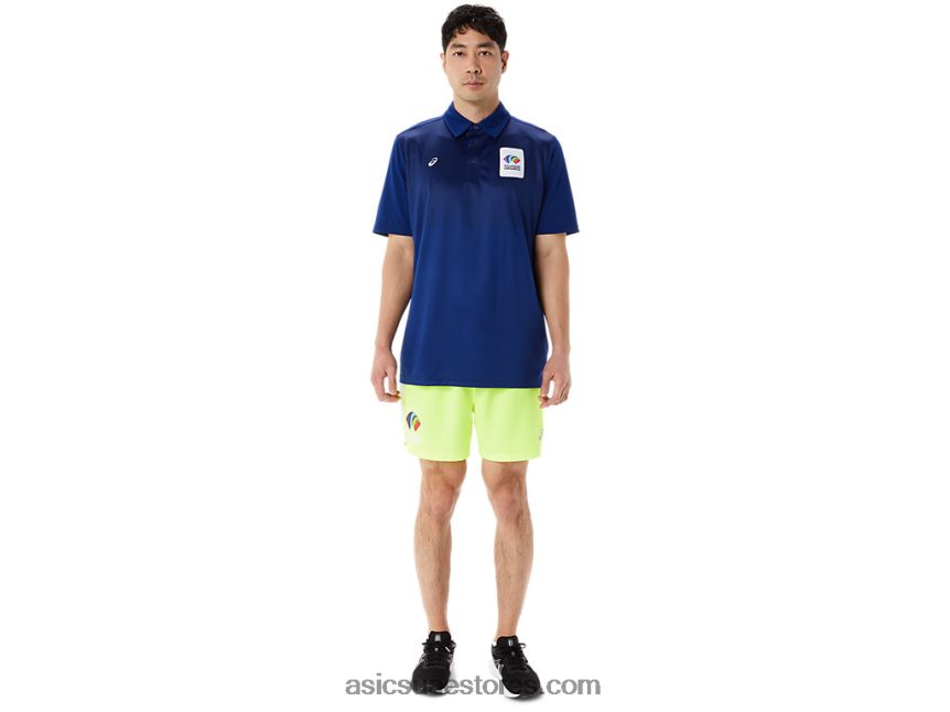 Asics متعدد طقم رجالى جاهز 5 بوصة بلوك لون قصير wch 2N24DJ1285