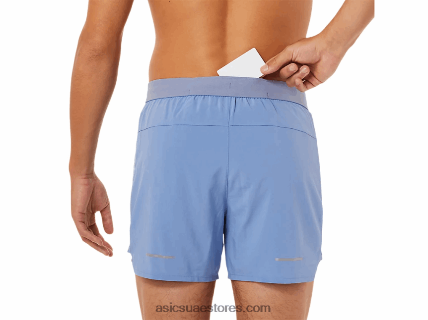 Asics الانسجام الأزرق طريق الرجال 5in قصير 2N24DJ1321