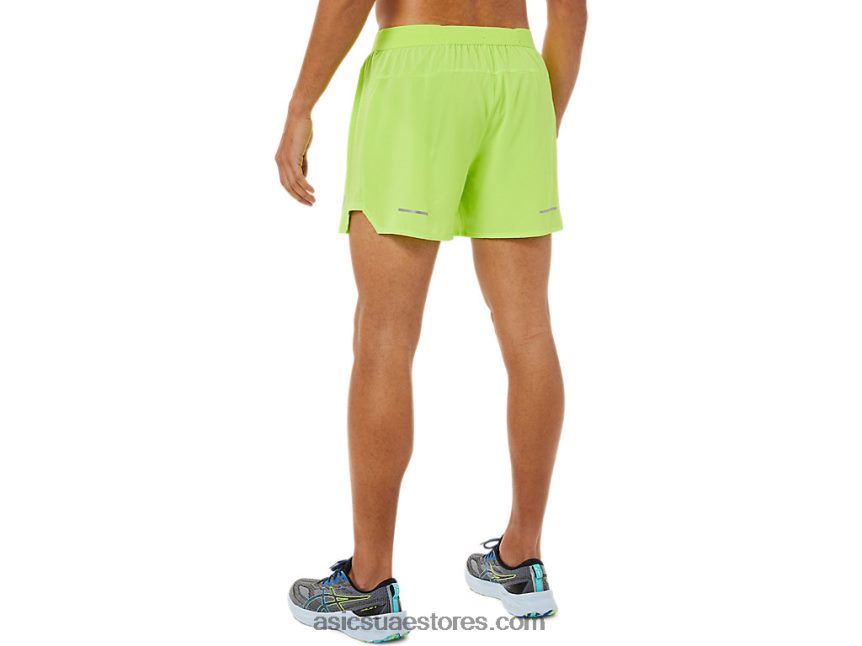 Asics الخطر الأخضر طريق الرجال 5in قصير 2N24DJ1494