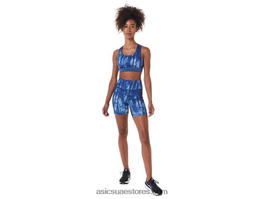 Asics صبغ التعادل القرش الكبير المرأة قصيرة المدى 5in مع جيوب 2N24DJ3115