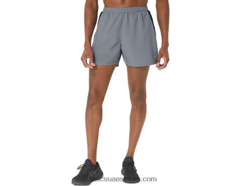 Asics صخرة صخرية / أداء أسود الرجال 5in العلاقات العامة قصيرة 2.0 2N24DJ293