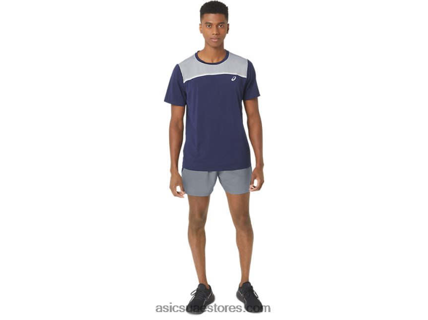 Asics صخرة صخرية / أداء أسود الرجال 5in العلاقات العامة قصيرة 2.0 2N24DJ293