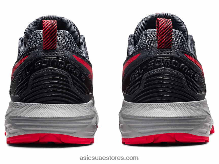 Asics ناقل رمادي / أحمر كهربائي جل سونوما 6 2N24DJ1777