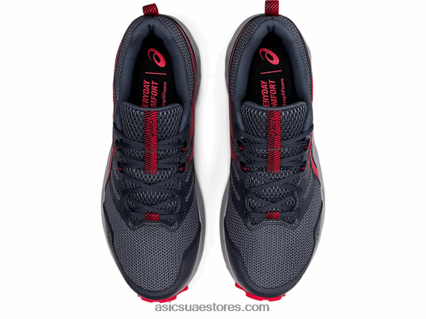 Asics ناقل رمادي / أحمر كهربائي جل سونوما 6 2N24DJ1777