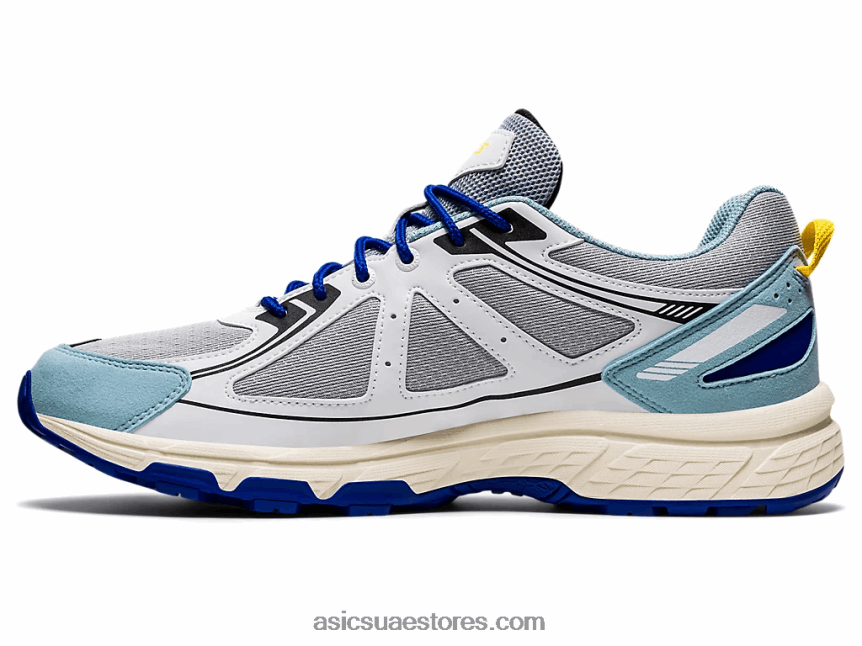 Asics رمادي بيدمونت / أصفر نابض بالحياة جل فينشر 6 2N24DJ1823