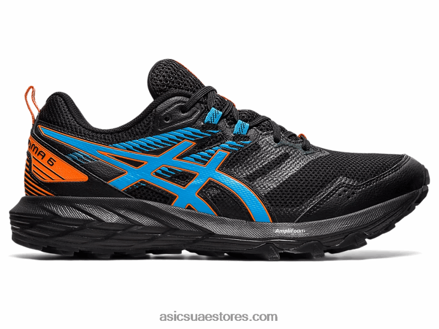 Asics أسود / أكوا رقمي جل سونوما 6 2N24DJ1952