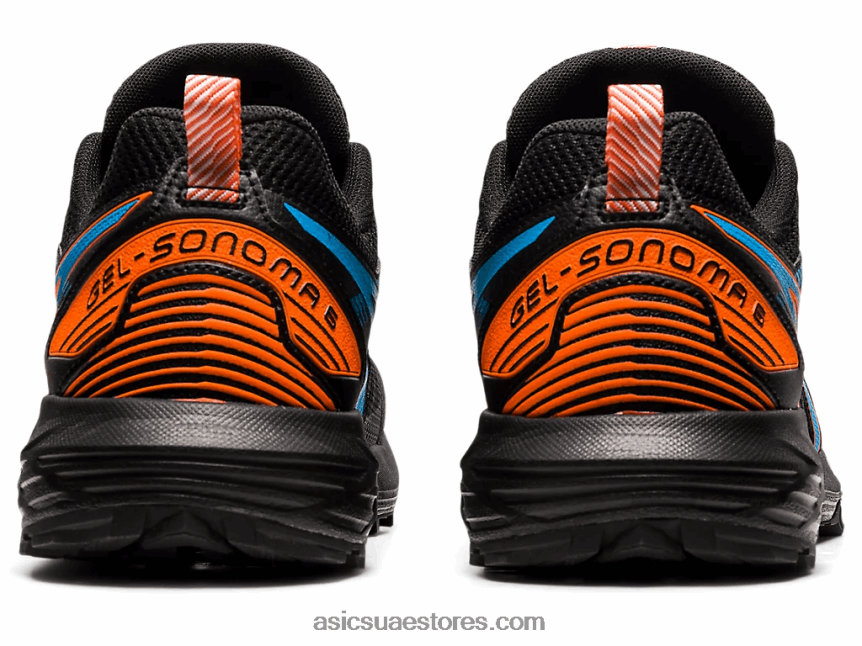 Asics أسود / أكوا رقمي جل سونوما 6 2N24DJ1952