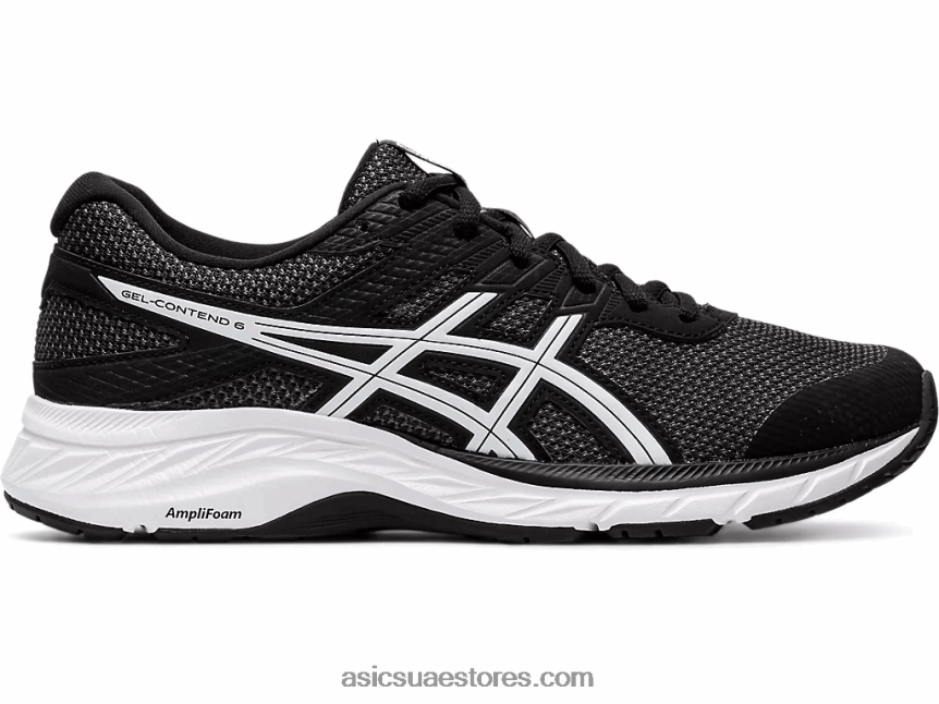 Asics الجرافيت الرمادي / الأبيض جل مضاد 6 تويست 2N24DJ2584