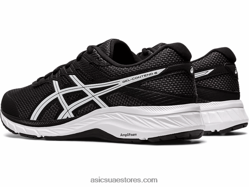 Asics الجرافيت الرمادي / الأبيض جل مضاد 6 تويست 2N24DJ2584