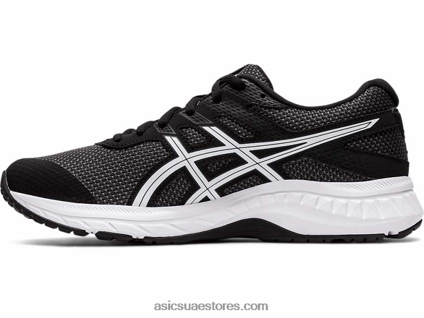 Asics الجرافيت الرمادي / الأبيض جل مضاد 6 تويست 2N24DJ2584