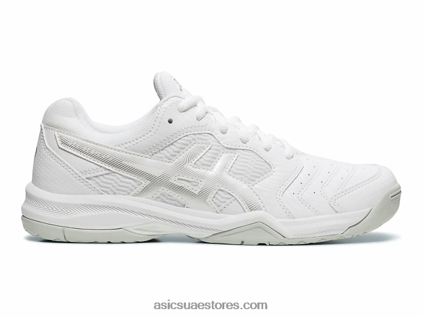Asics أبيض فضي جل تكريس 6 2N24DJ2592