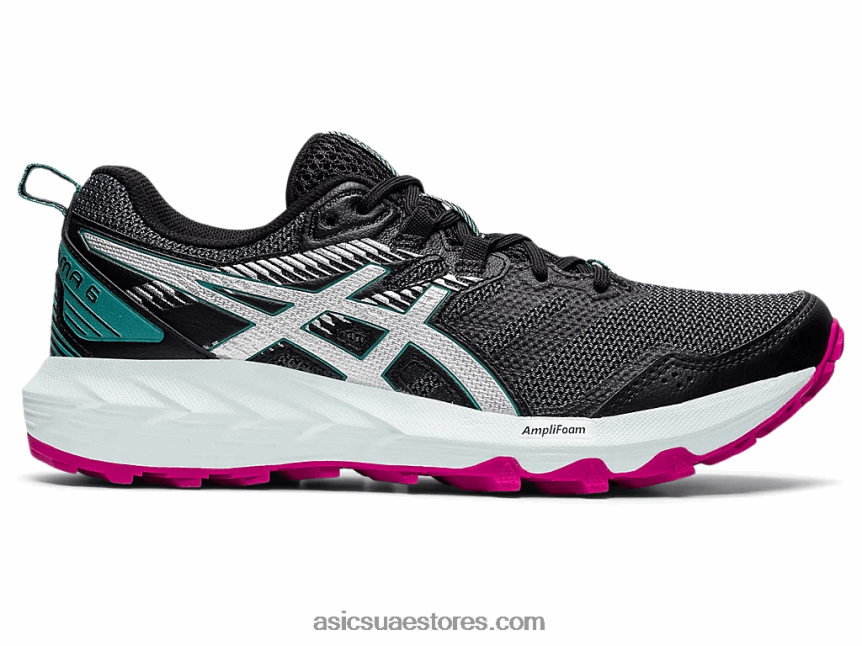 Asics أسود / فضي نقي جل سونوما 6 2N24DJ3558