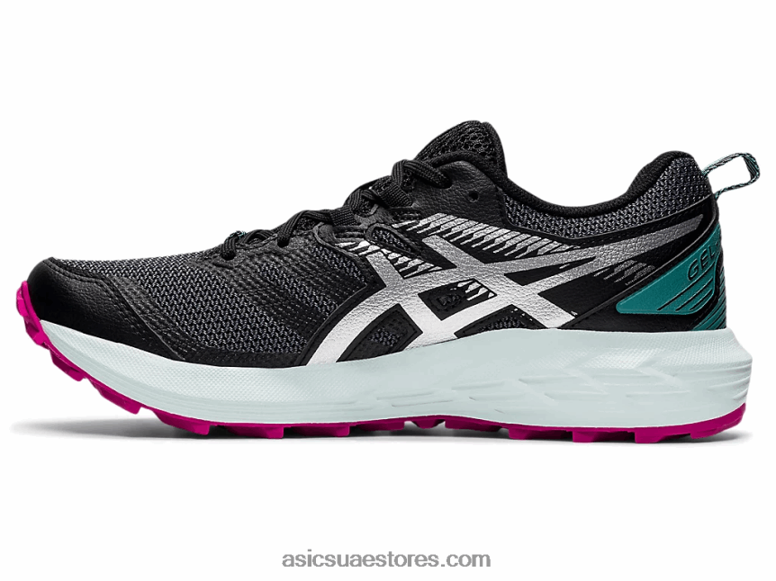 Asics أسود / فضي نقي جل سونوما 6 2N24DJ3558