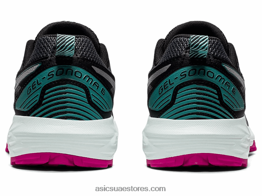 Asics أسود / فضي نقي جل سونوما 6 2N24DJ3558