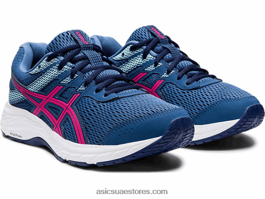 Asics القرش الكبير / بينك جلو جل-كونتيند 6 2N24DJ4180