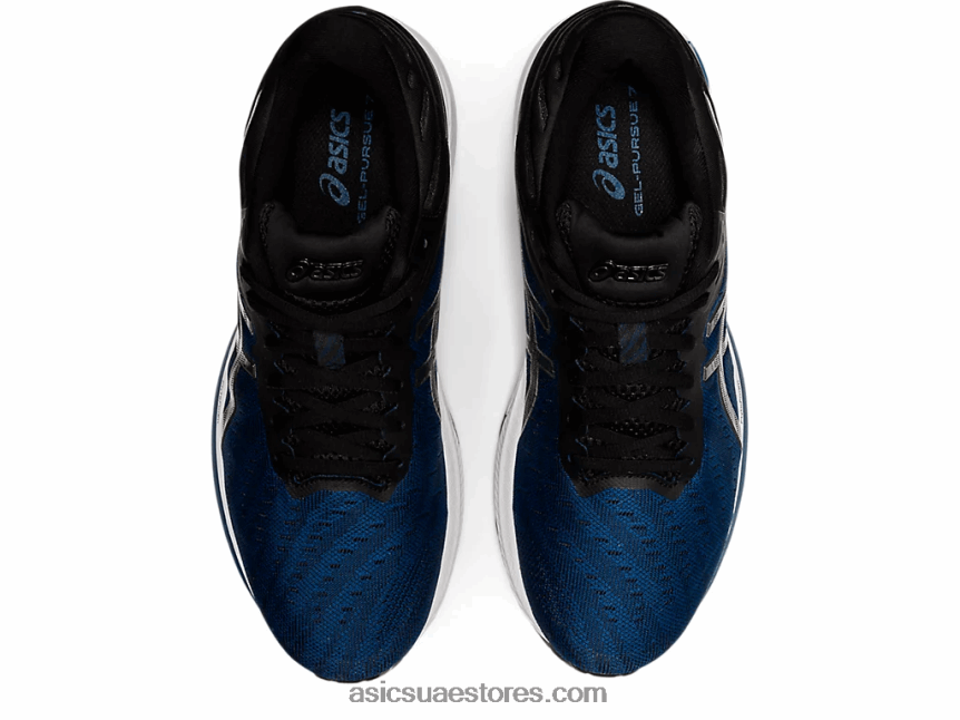 Asics ماكو أزرق / أسود جل متابعة 7 2N24DJ1011