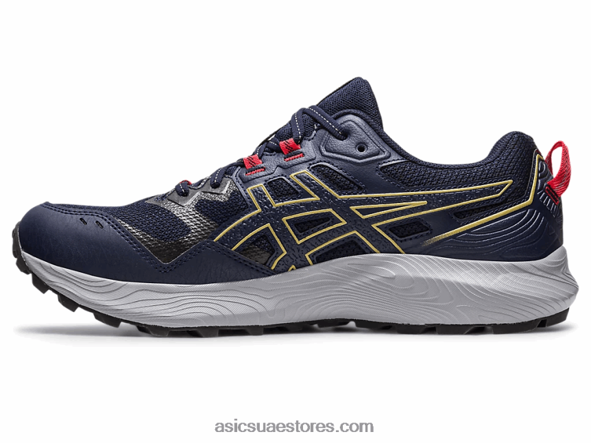 Asics منتصف الليل / أحمر كهربائي جل سونوما 7 2N24DJ116