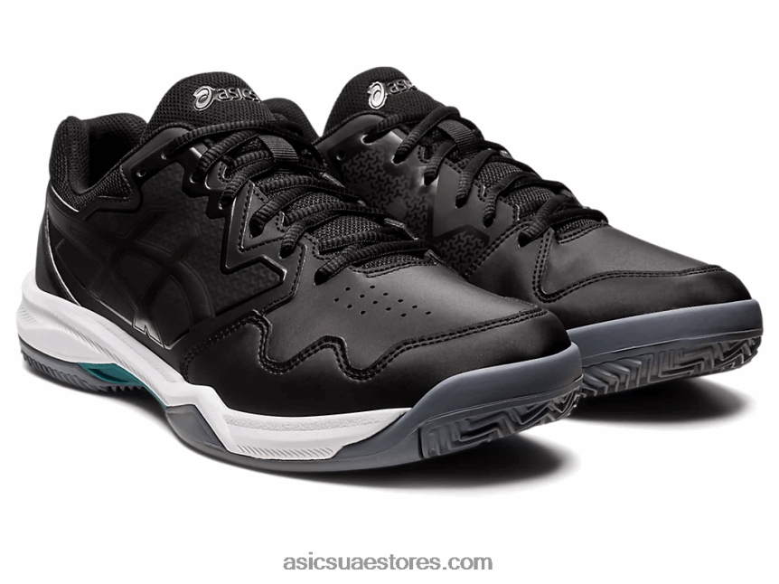 Asics أسود / جونميتال جل تكريس 7 طين 2N24DJ1242