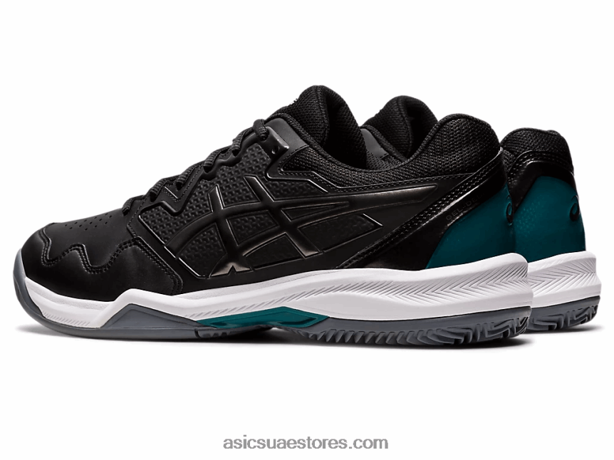 Asics أسود / جونميتال جل تكريس 7 طين 2N24DJ1242