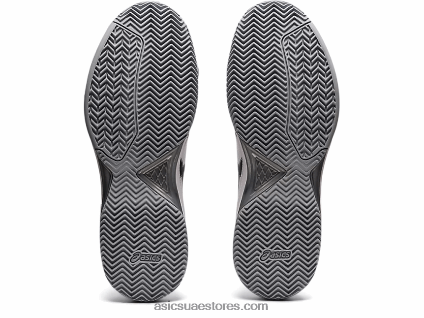Asics أبيض أسود جل تكريس 7 طين 2N24DJ1583