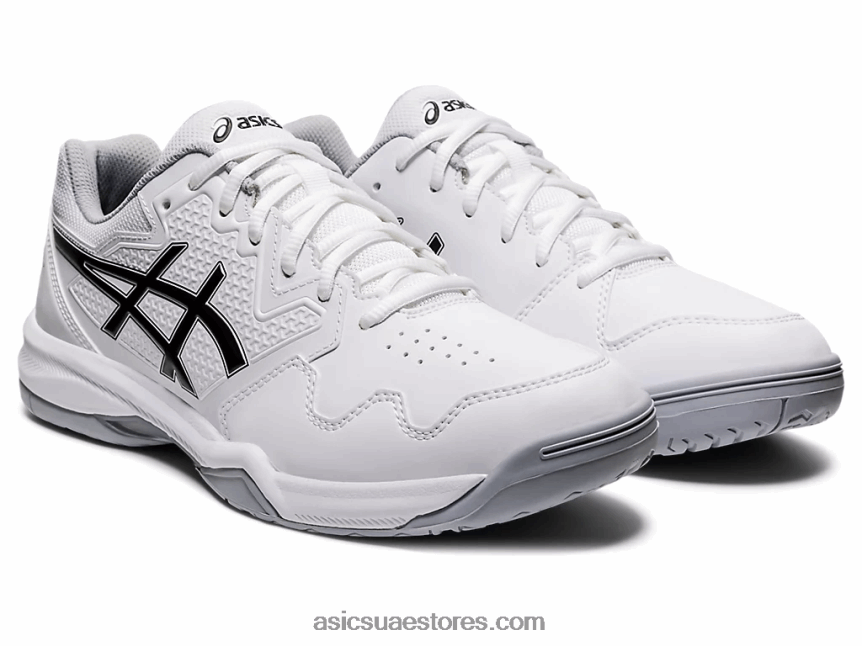 Asics أبيض أسود جل تكريس 7 2N24DJ1771