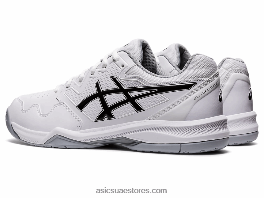 Asics أبيض أسود جل تكريس 7 2N24DJ1771