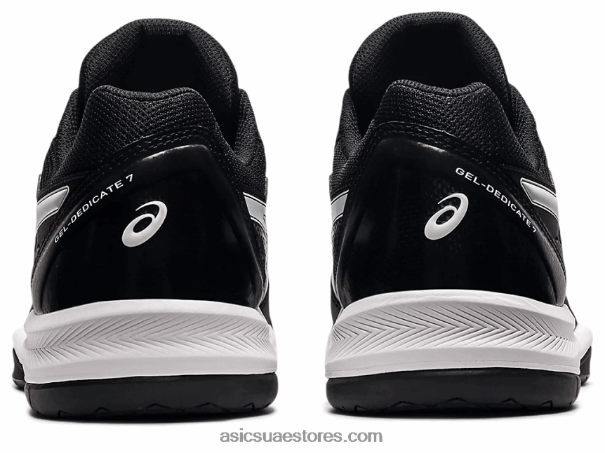 Asics أسود / أبيض جل تكريس 7 2N24DJ1773