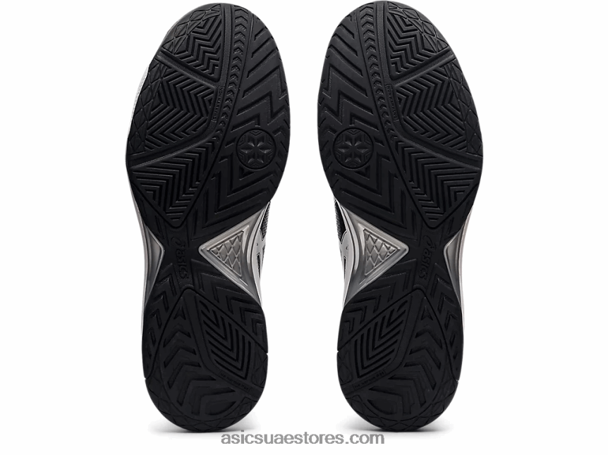 Asics أسود / أبيض جل تكريس 7 2N24DJ1773