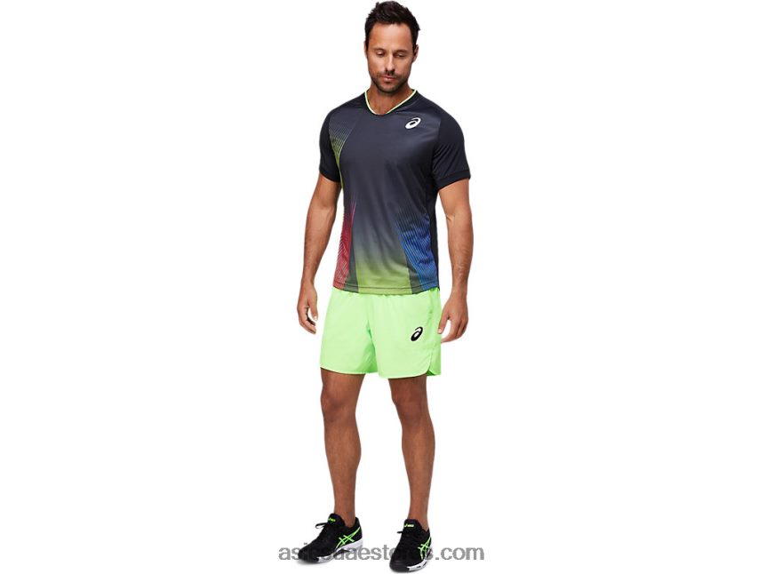 Asics الوزغة الخضراء مباراة رجال 7 بوصة قصيرة 2N24DJ1817