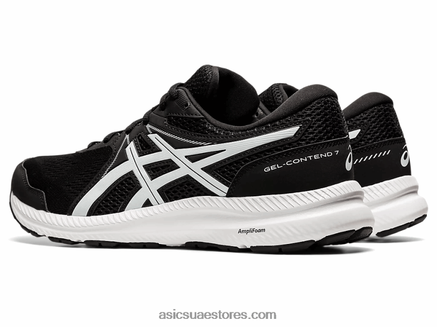 Asics أسود / أبيض جل-كونتيند 7 2N24DJ1950