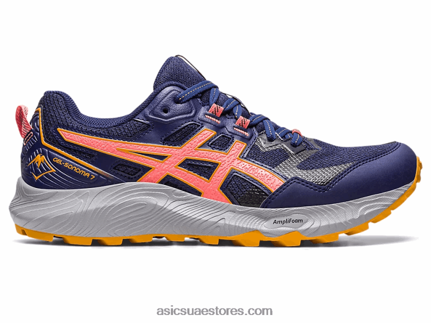 Asics أزرق نيلي / بابايا جل سونوما 7 2N24DJ2215