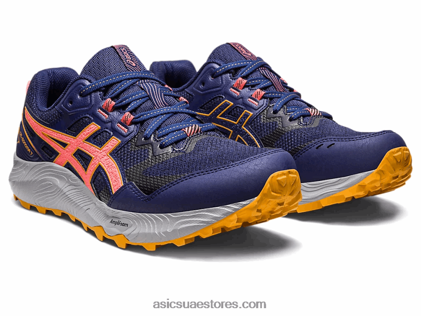 Asics أزرق نيلي / بابايا جل سونوما 7 2N24DJ2215