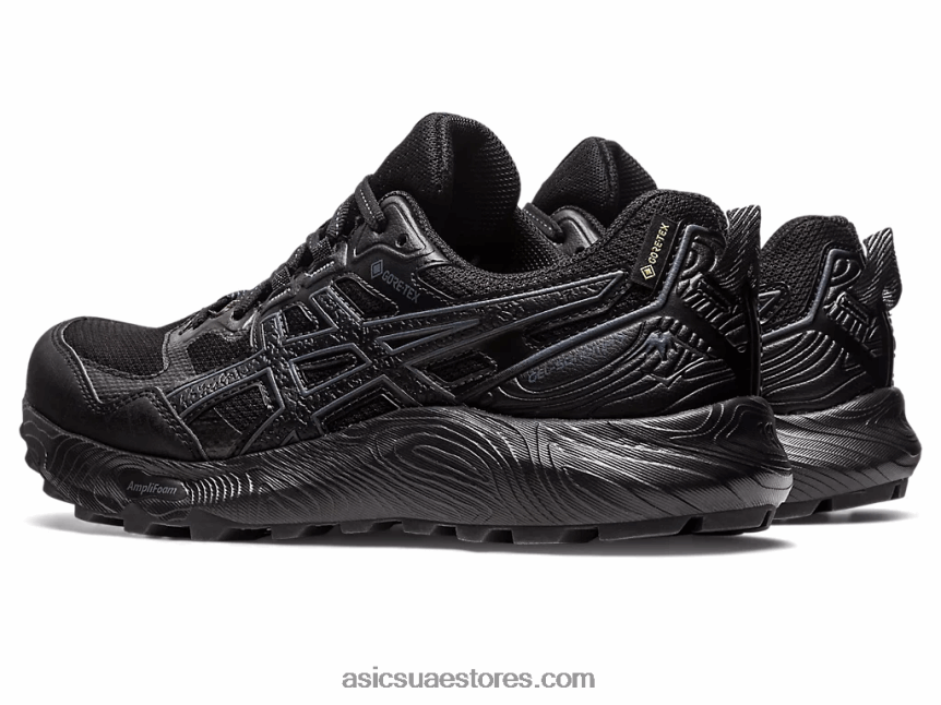 Asics أسود / رمادي الناقل جل سونوما 7 جي تي اكس 2N24DJ2338