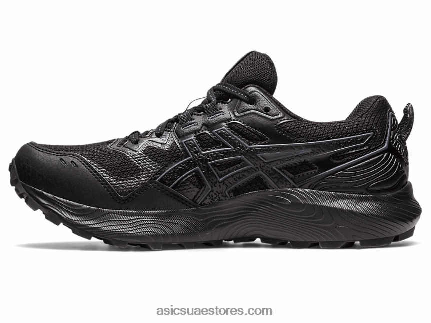 Asics أسود / رمادي الناقل جل سونوما 7 جي تي اكس 2N24DJ2338