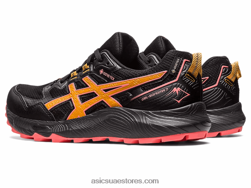 Asics أسود / عاصفة رملية جل سونوما 7 جي تي اكس 2N24DJ2343
