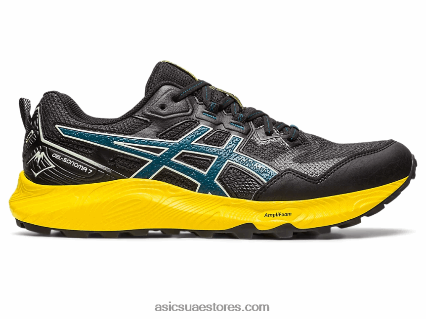 Asics رمادي جرافيت / حبر أزرق مخضر جل سونوما 7 2N24DJ254