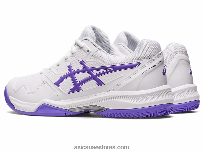 Asics أبيض / جمشت جل تكريس 7 طين 2N24DJ2541